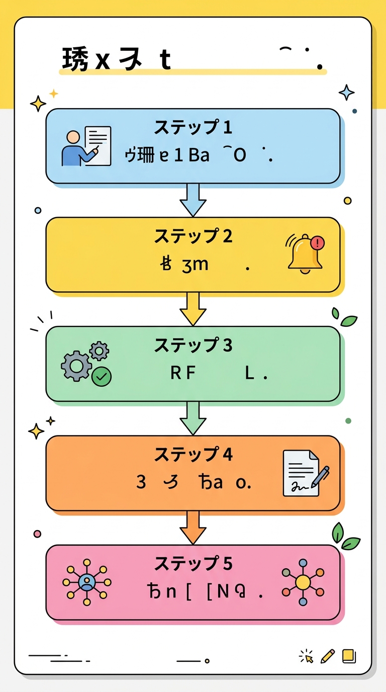 育児休業給付金延長申請の手続きフロー図